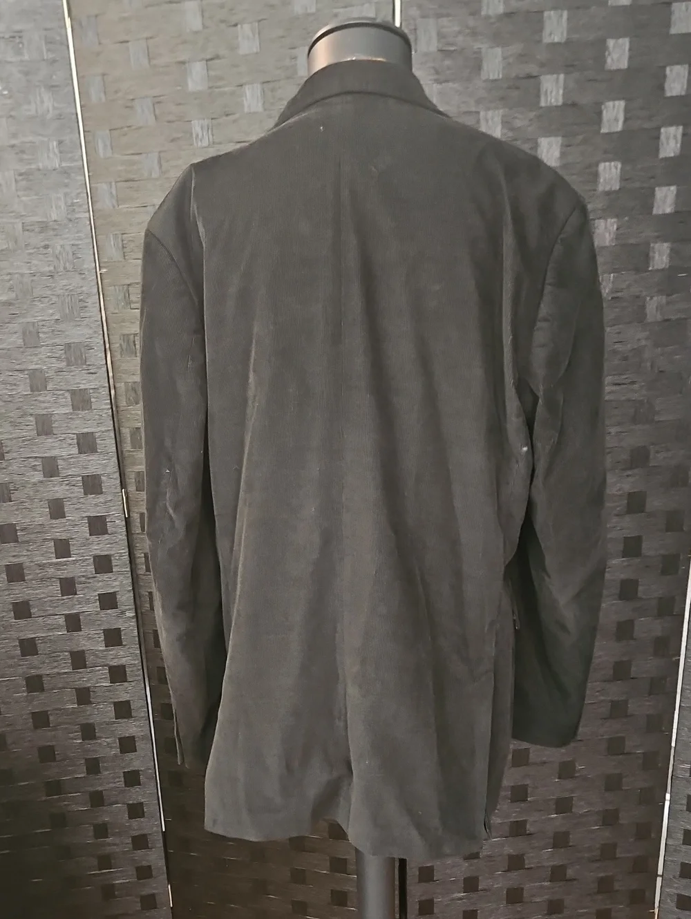 Express Black Corduroy Men's Blazer Jacket Size 44R